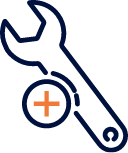 定期メンテナンスのアイコン