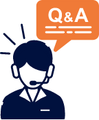 ヘルプデスク対応のアイコン